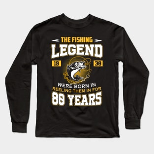 Mens 80th 1938 Birthday Long Sleeve T-Shirt